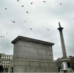 Empty Fourth Plinth, Trafalgar Square